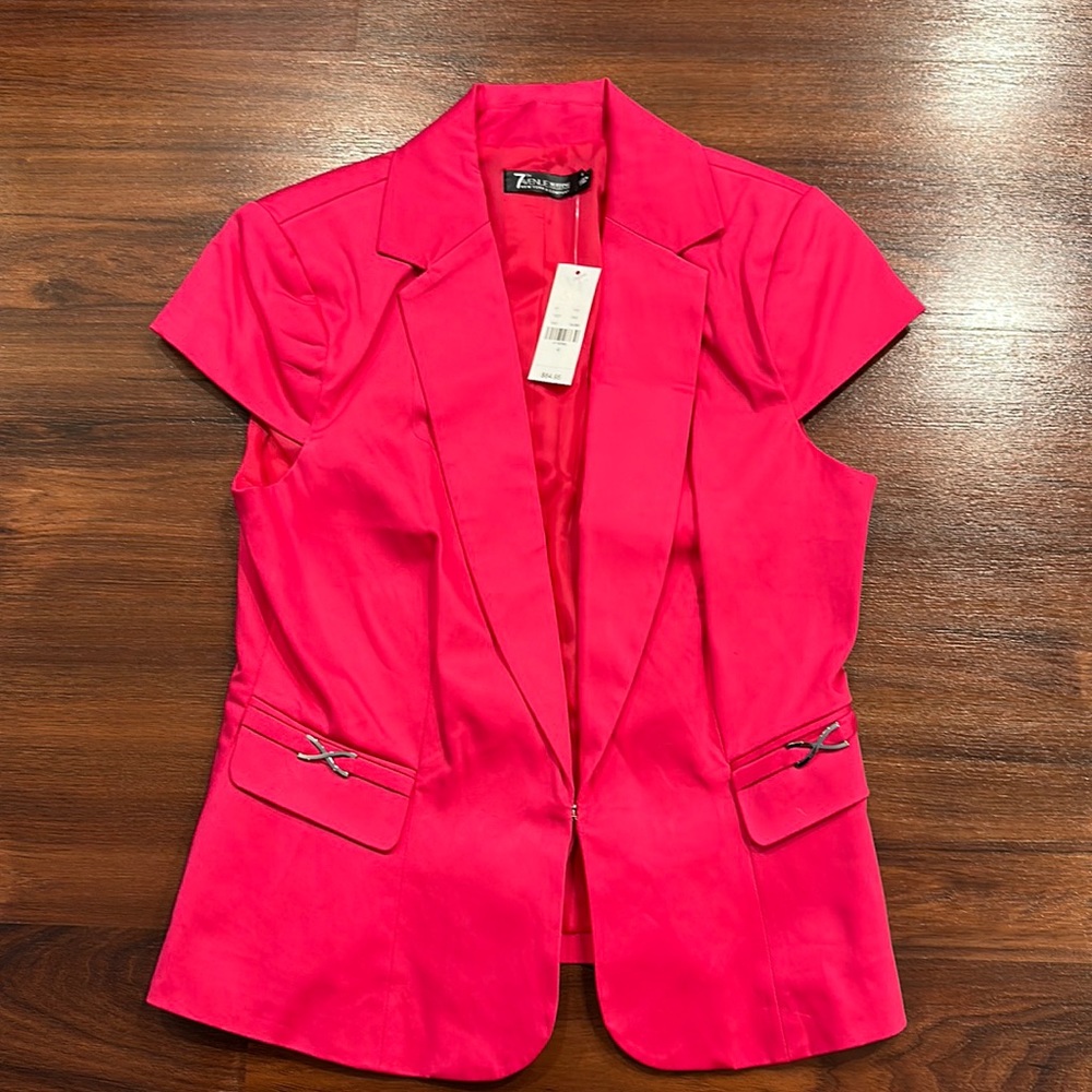 NEW-Woman 7th Avenue Suiting Collection NewYork &Company,Pink,Suit Jacket/Blazer